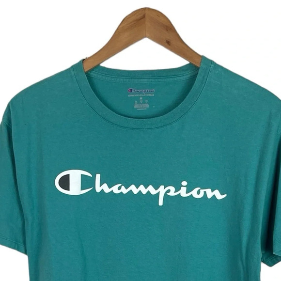 TS1017 Men’s Champion Authentic Athletic Brand Spell Out T Shirt M - Picture 3 of 4